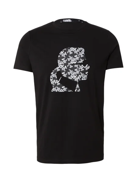 Karl Lagerfeld Tricou negru alb