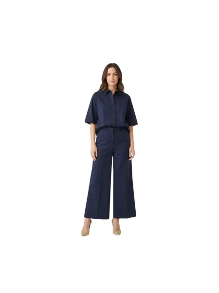 Koszula Manila Grace niebieska