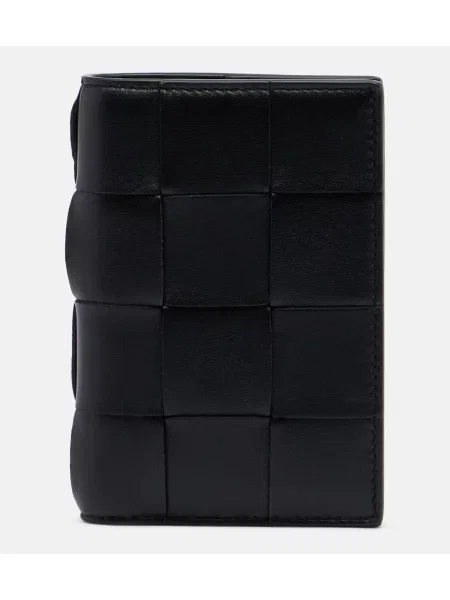 Portofel Bottega Veneta din piele negru