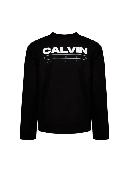 Froté sveter Calvin Klein Jeans čierna