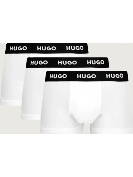 Hugo Bodywear Chiloți boxer TRUNK TRIPLET PACK alb