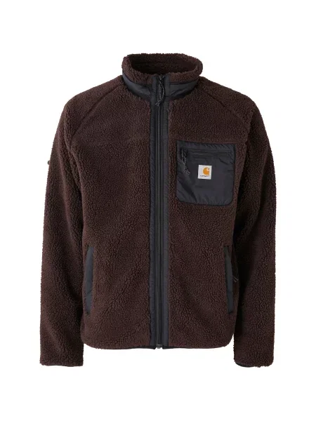 Carhartt WIP Jachetă fleece Prentis ciocolatiu