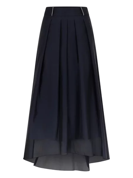 Fusta plisata Peserico negru