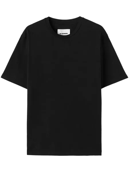 Tricou Jil Sander cu imagine negru