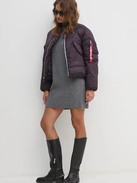 Alpha Industries Jakna ljubičasta