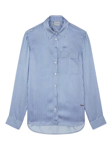 Jedwabna koszula Paul & Shark niebieska