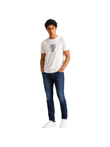 Tricou Eax alb