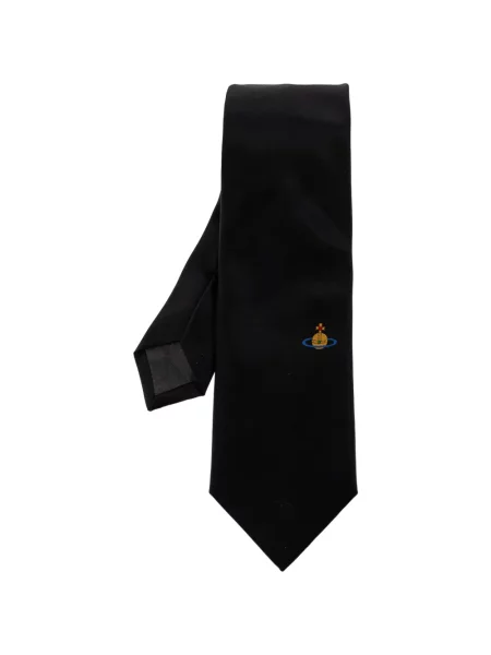 Cravată Vivienne Westwood de mătase negru
