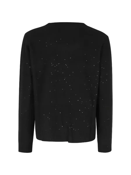 Pulover Seventy cu paiete negru