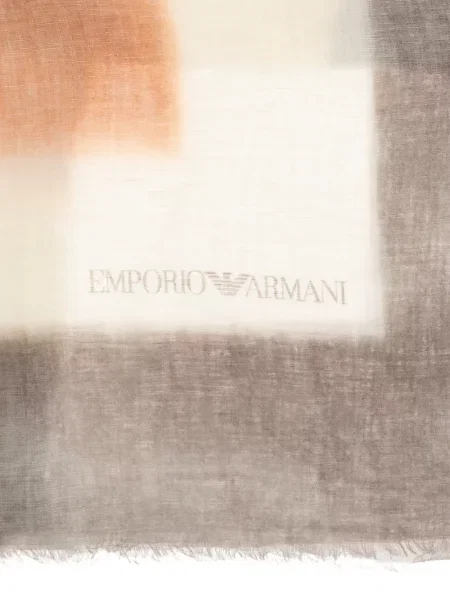 Fular Emporio Armani alb