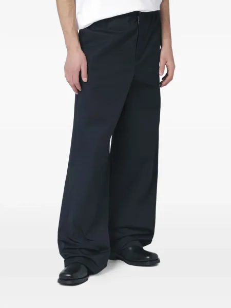 Pantaloni Jil Sander albastru