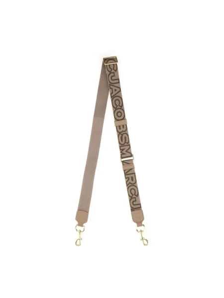 Torebka Marc Jacobs na ramiączkach z logo szara