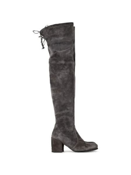 Kozačky Stuart Weitzman šedé