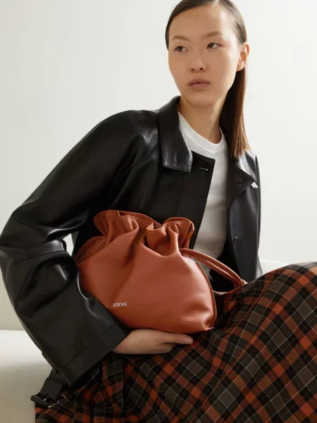 Loewe Torba Na Ramię Flamenco braun brązowa