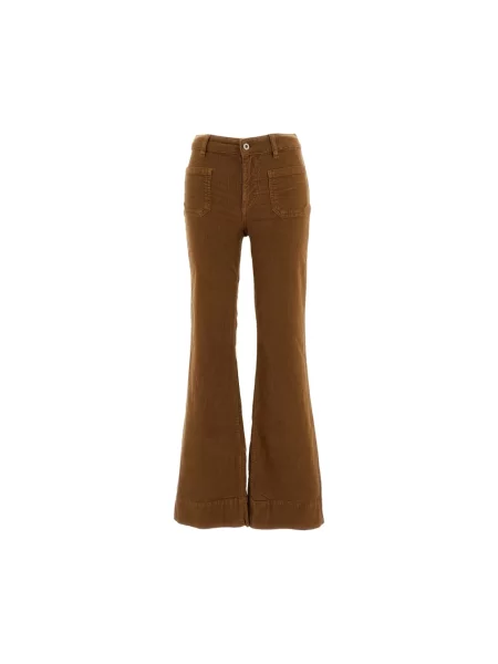 Spodnie Ag Jeans dzwony beżowe