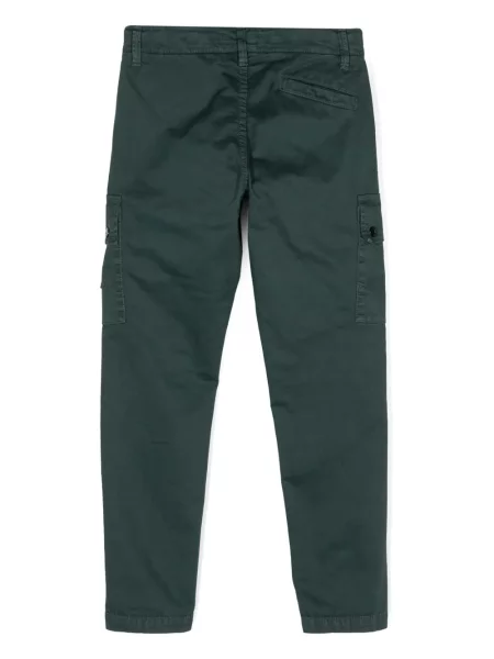 Spodnie cargo dziecięce Stone Island zielone