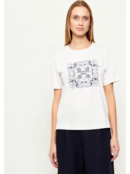 Weekend MaxMara Tricou WKDWEST | alb