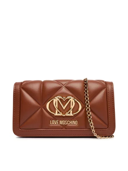 Ročna torba LOVE MOSCHINO rjava