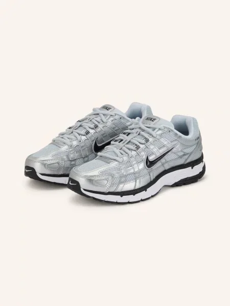 Buty damskie Nike white/metallic silver/black białe