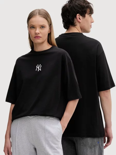 T-shirt New Era MLB Nos Le Midi Tee New York Yankees UNISEX Black S czarna