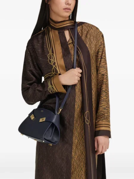 Geantă shopper Ferragamo albastru