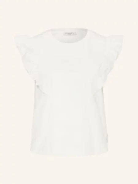 Top Marc O'polo Denim s volány bílý