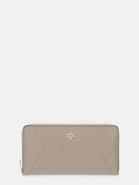 Tory Burch portofel pentru femei din piele Charlie bej