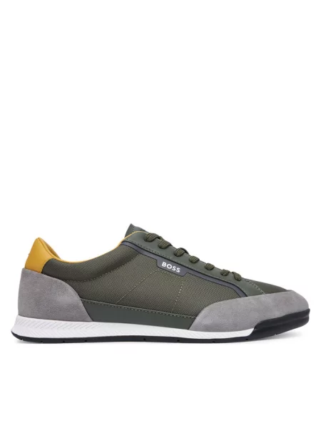 Sneakersy BOSS zielone