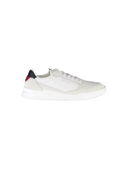 Trampki Tommy Hilfiger w miejskim stylu skórzane białe