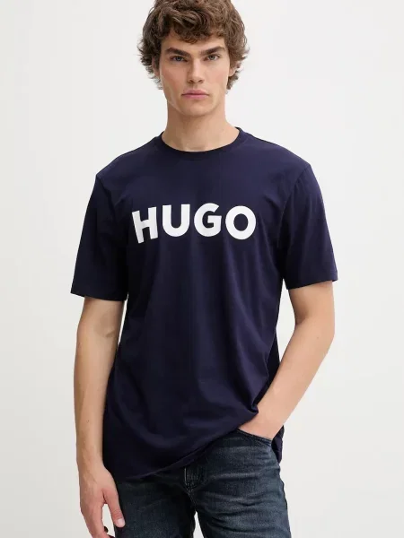HUGO kratka majica Dulivio modra