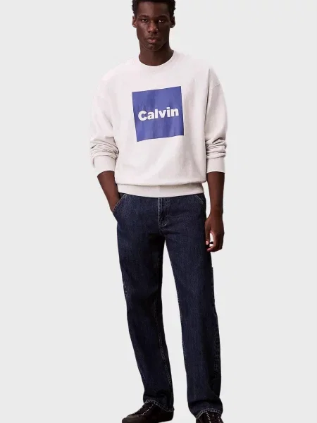 Свитшот Calvin Klein Jeans белый