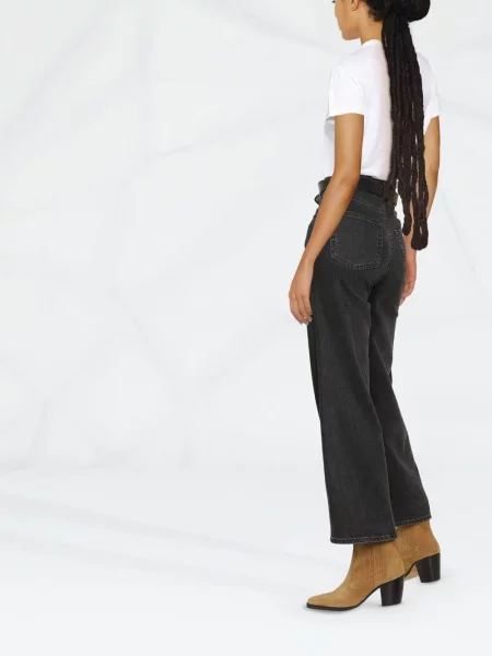 Dzianinowa krótka haftowana koszula Polo Ralph Lauren czarna