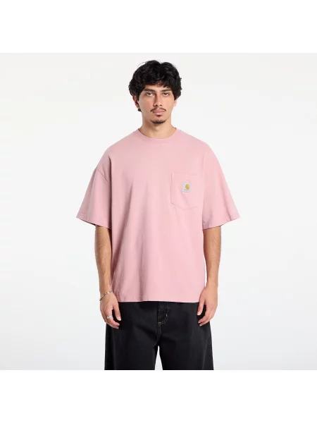 Tricou Carhartt WIP S/S Hudson Pocket T-Shirt UNISEX Daphne Chalk Wash XS