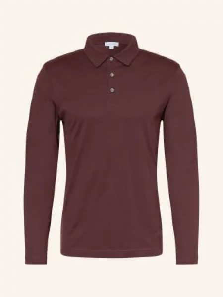 Sunspel Koszulka Polo Z Dżerseju Classic rot