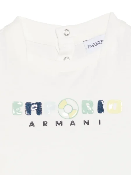 Koszulka dziecięca Emporio Armani biała