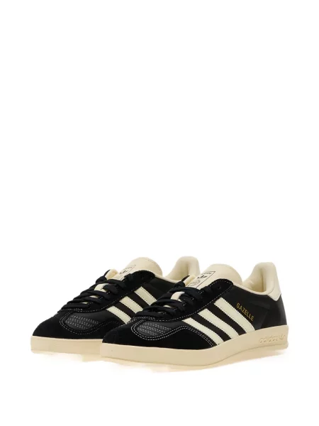 Sneakerși Adidas Gazelle din piele cu bretele albastru