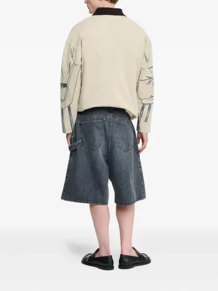 Džínové šortky Jw Anderson šedé