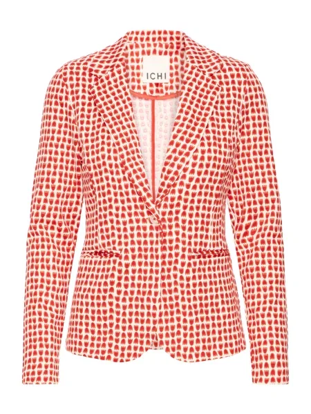 ICHI Sacou IHKATE ecru roșu