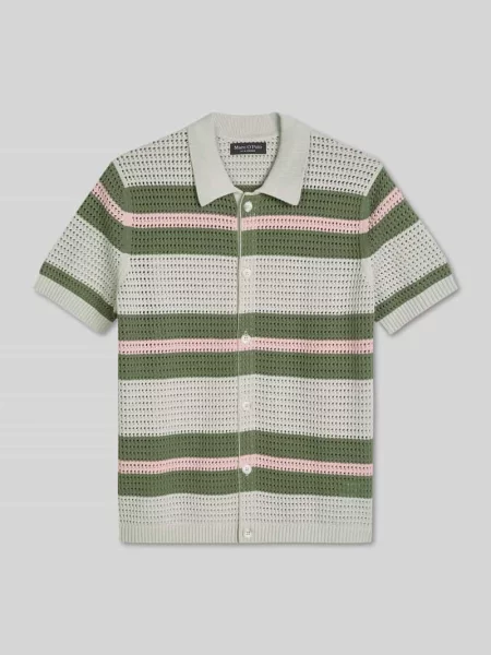 Koszula casual z mieszanki bawełny krój regular fit Marc O'polo