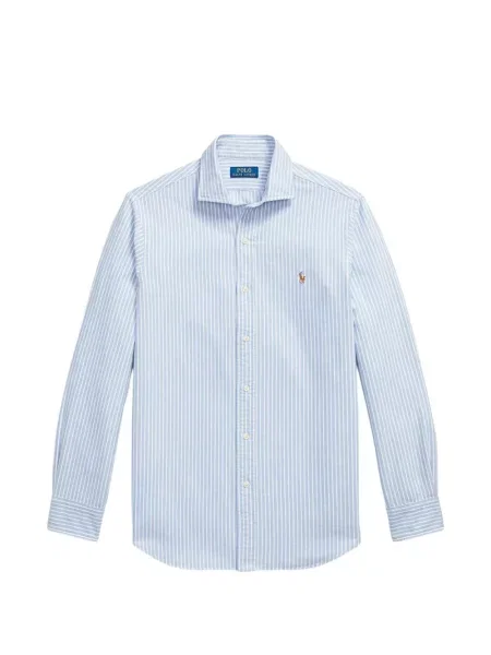 Карирана риза Polo Ralph Lauren кепър без ток кафяво