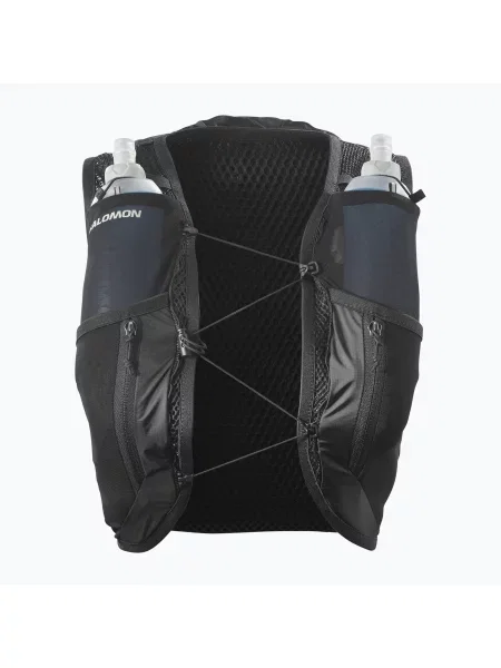 Kamizelka do biegania Salomon Active Skin 12 Set black/metal czarna