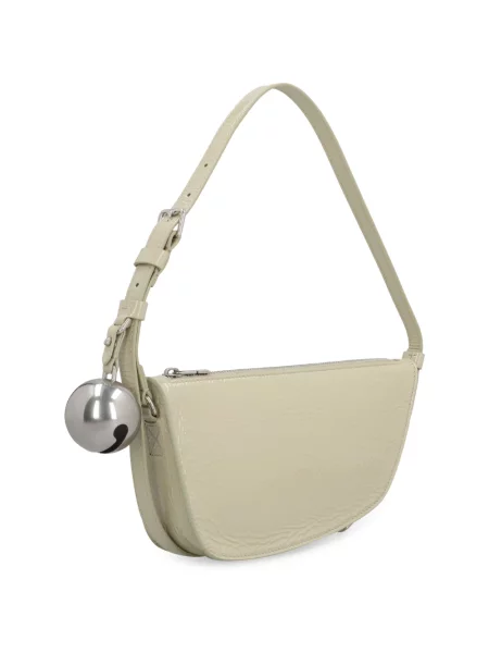 Torebka Burberry skórzana zielona