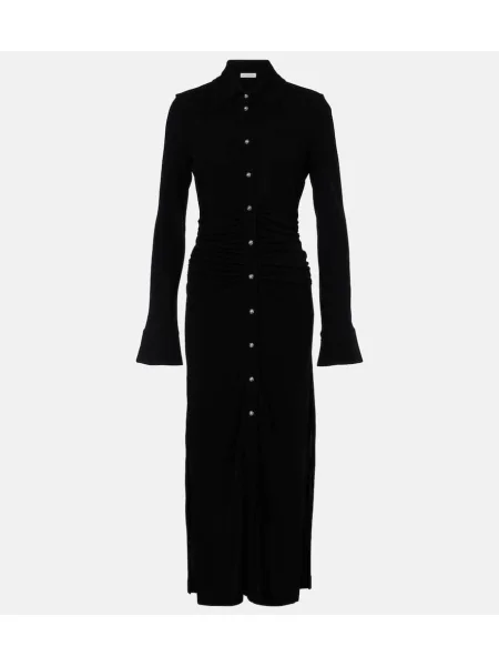 Rochie midi Altuzarra din jerseu până la genunchi de costum negru