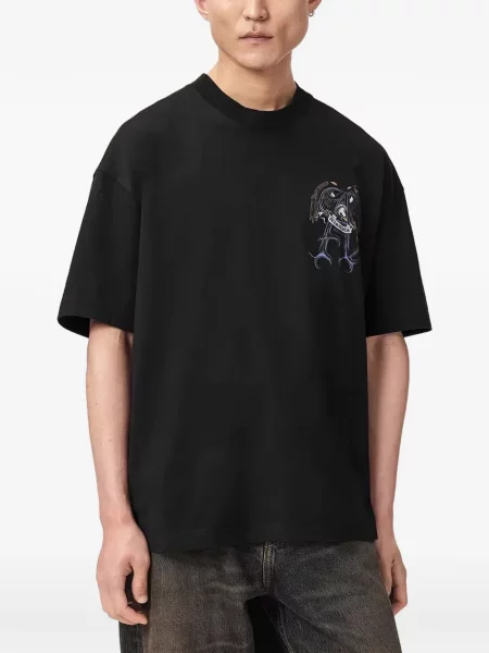 Scurt tricou Allsaints negru