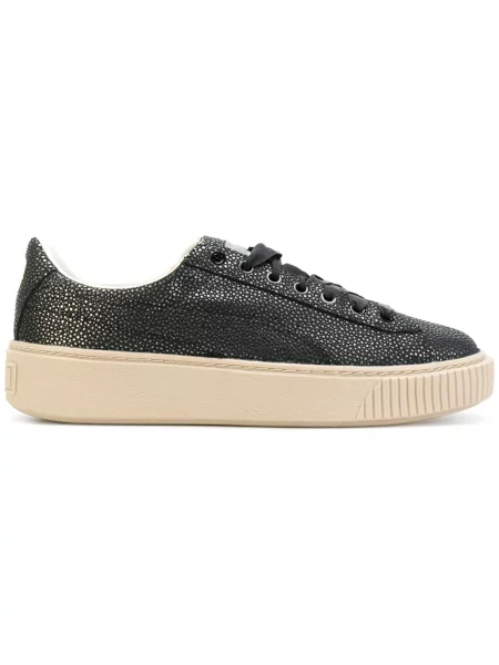 Sneakerși Puma Platform cu platformă negru