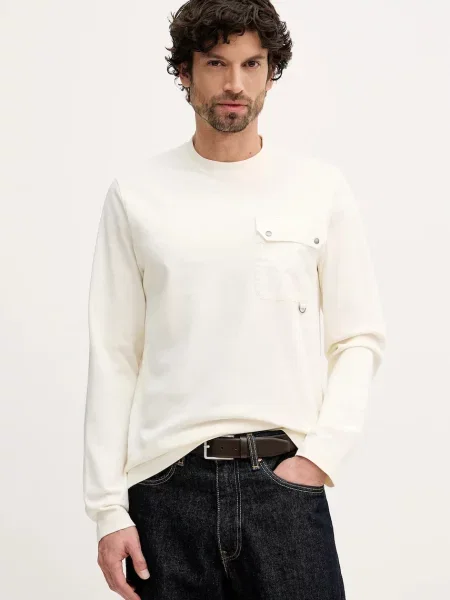 Majica z dolgimi rokavi Barbour bež