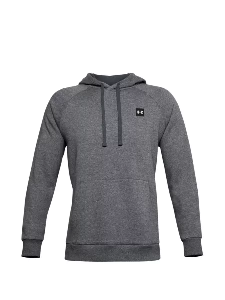 Hanorac cu glugă Under Armour cu autograf gri