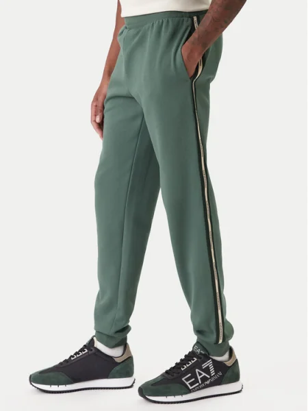 Emporio Armani Pantaloni trening verde