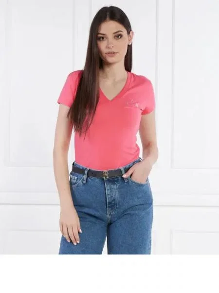 Armani Exchange Póló rózsaszín