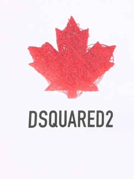 Koszulka dziecięca Dsquared2 biała